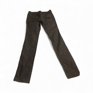 Nanette Lepore Brown Straight Leg Jeans